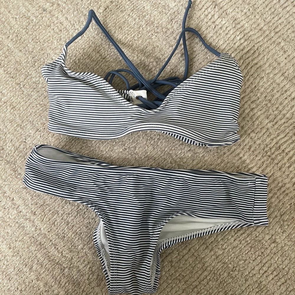 Target Striped Bikini Set